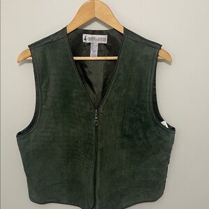 Green Suede Vest